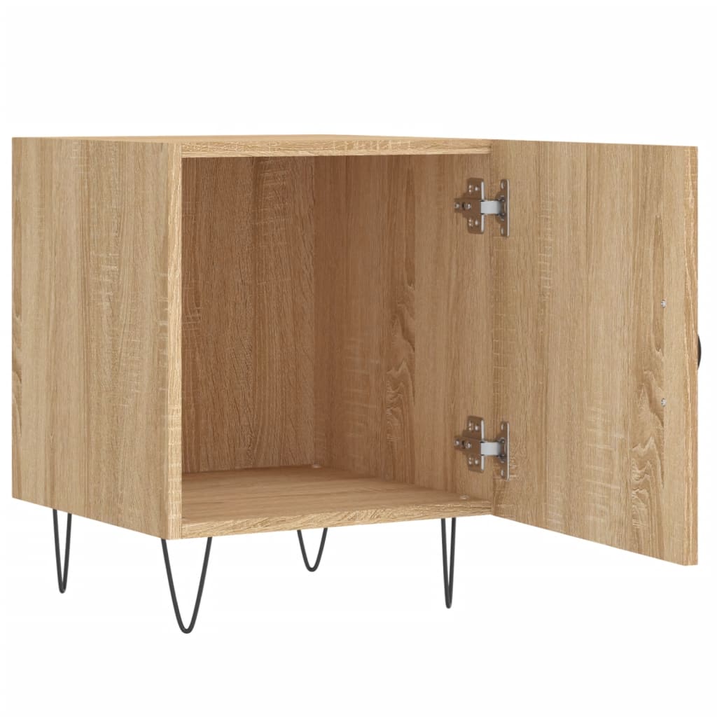 Bedside tables, 2 pcs., Sonoma oak, 40x40x50cm, wood
