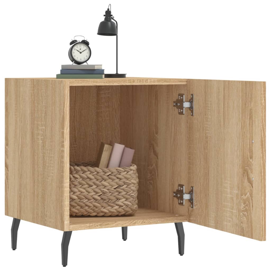 Bedside tables, 2 pcs., Sonoma oak, 40x40x50cm, wood