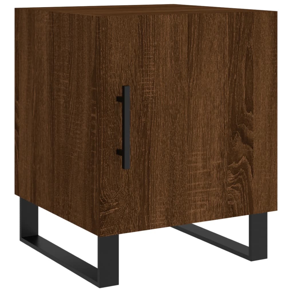 Nightstands, 2 pcs., brown oak, 40x40x50cm, wood