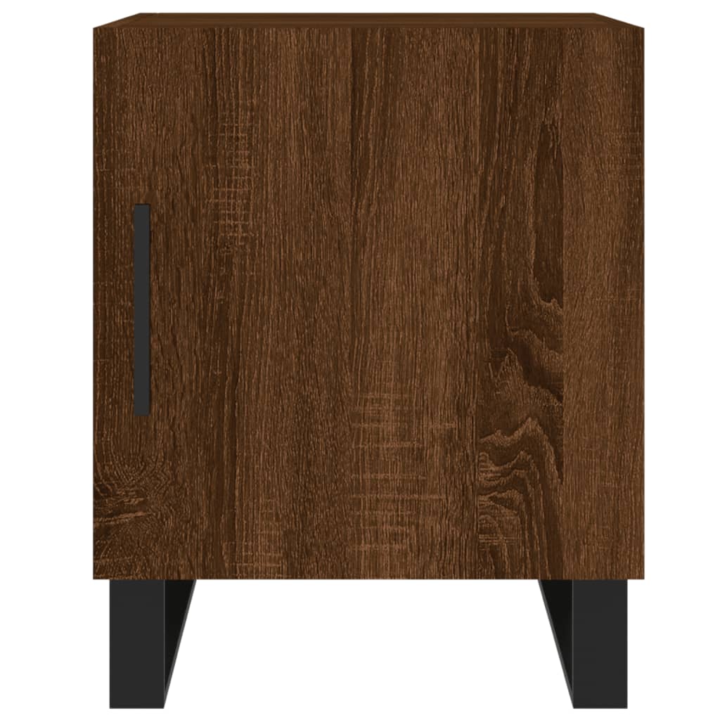Nightstands, 2 pcs., brown oak, 40x40x50cm, wood