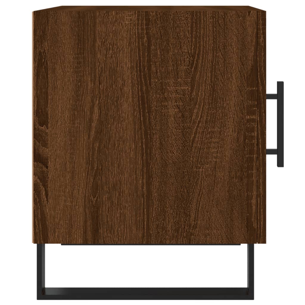 Nightstands, 2 pcs., brown oak, 40x40x50cm, wood