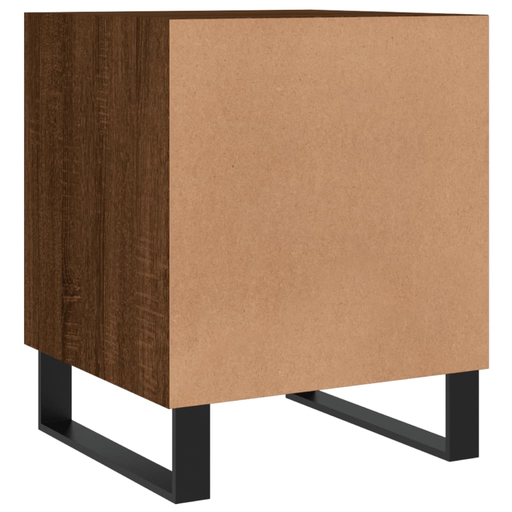 Nightstands, 2 pcs., brown oak, 40x40x50cm, wood