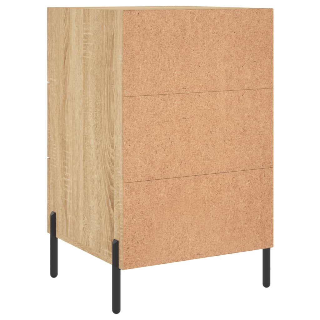 Bedside cabinet, Sonoma oak, 40x40x66cm, engineered wood