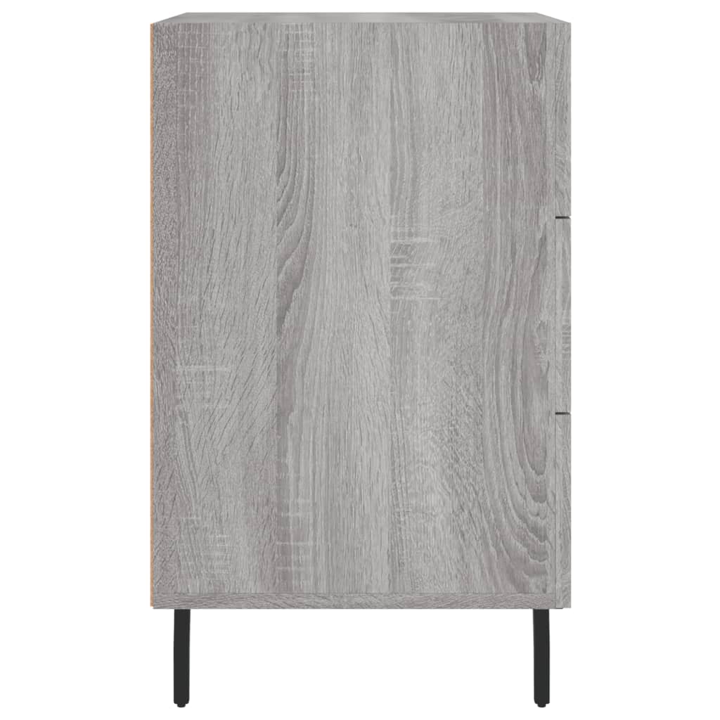Bedside cabinet, grey oak, 40x40x66cm, engineered wood