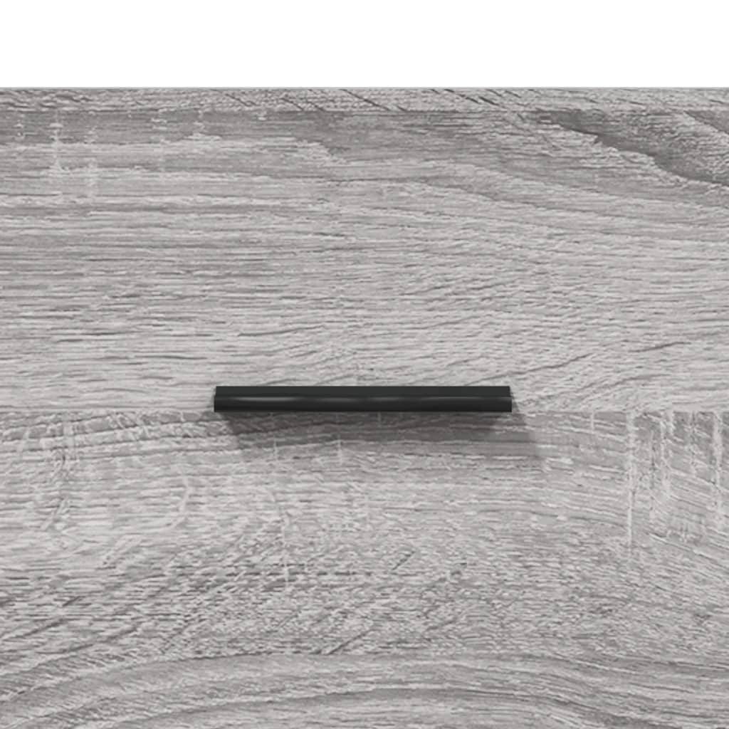 Bedside cabinet, grey oak, 40x40x66cm, engineered wood