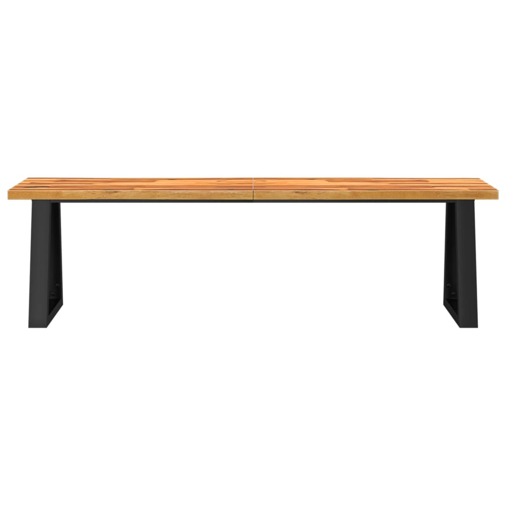 Sols ar dabīgām malām, 160cm, akācijas masīvkoks