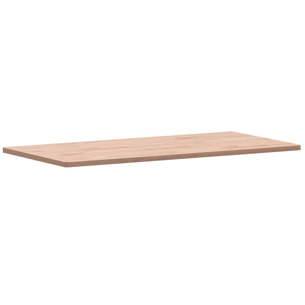 Worktop, 100x50x1.5cm, solid beech, rectangular