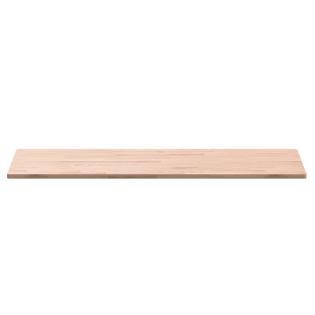 Worktop, 100x50x1.5cm, solid beech, rectangular