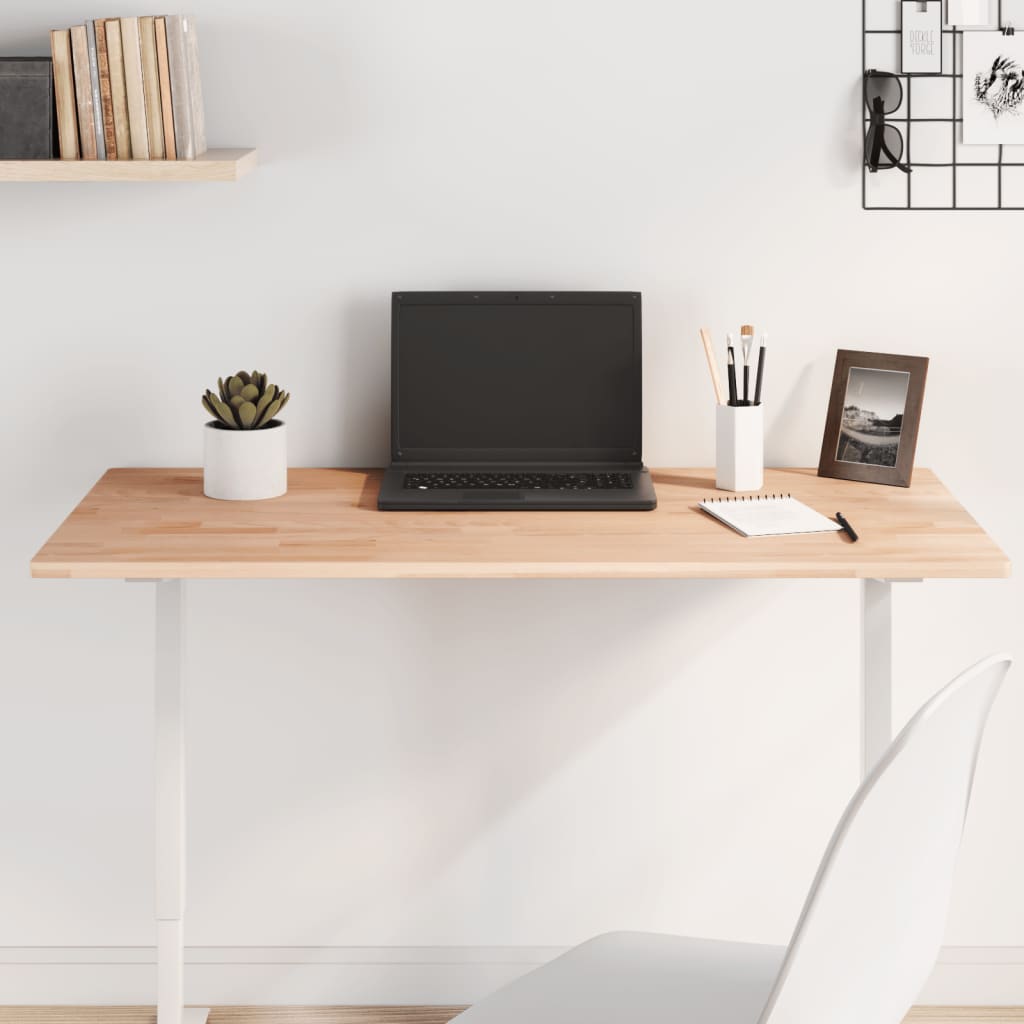 Worktop, 100x50x1.5cm, solid beech, rectangular