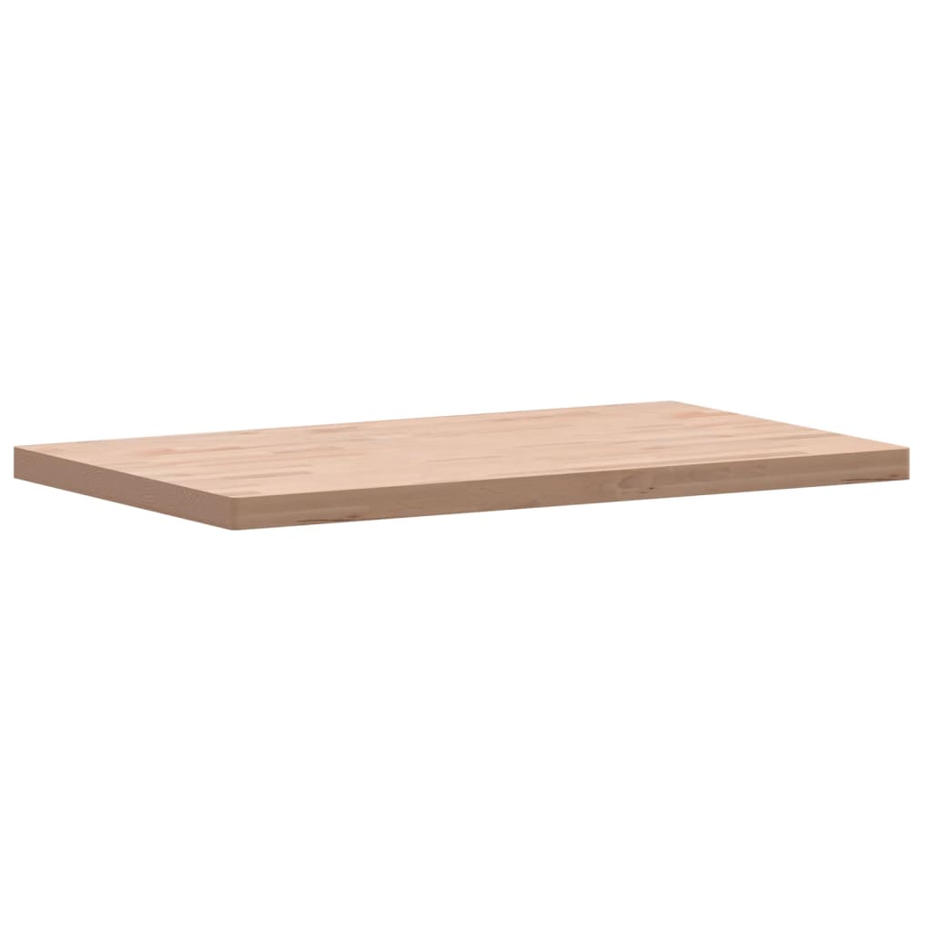 Countertop, 100x60x4 cm, solid beech, rectangular