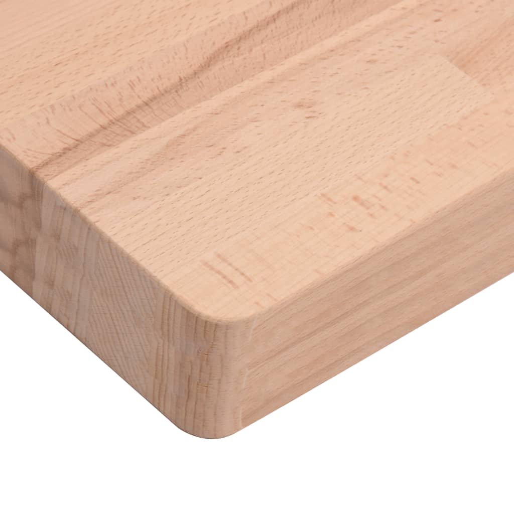 Countertop, 100x60x4 cm, solid beech, rectangular