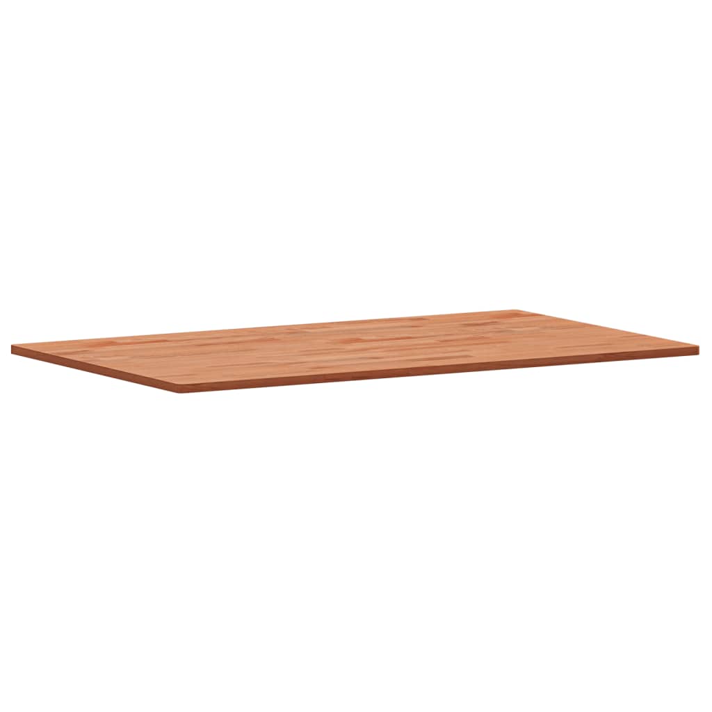 Worktop, 100x60x1.5cm, solid beech, rectangular