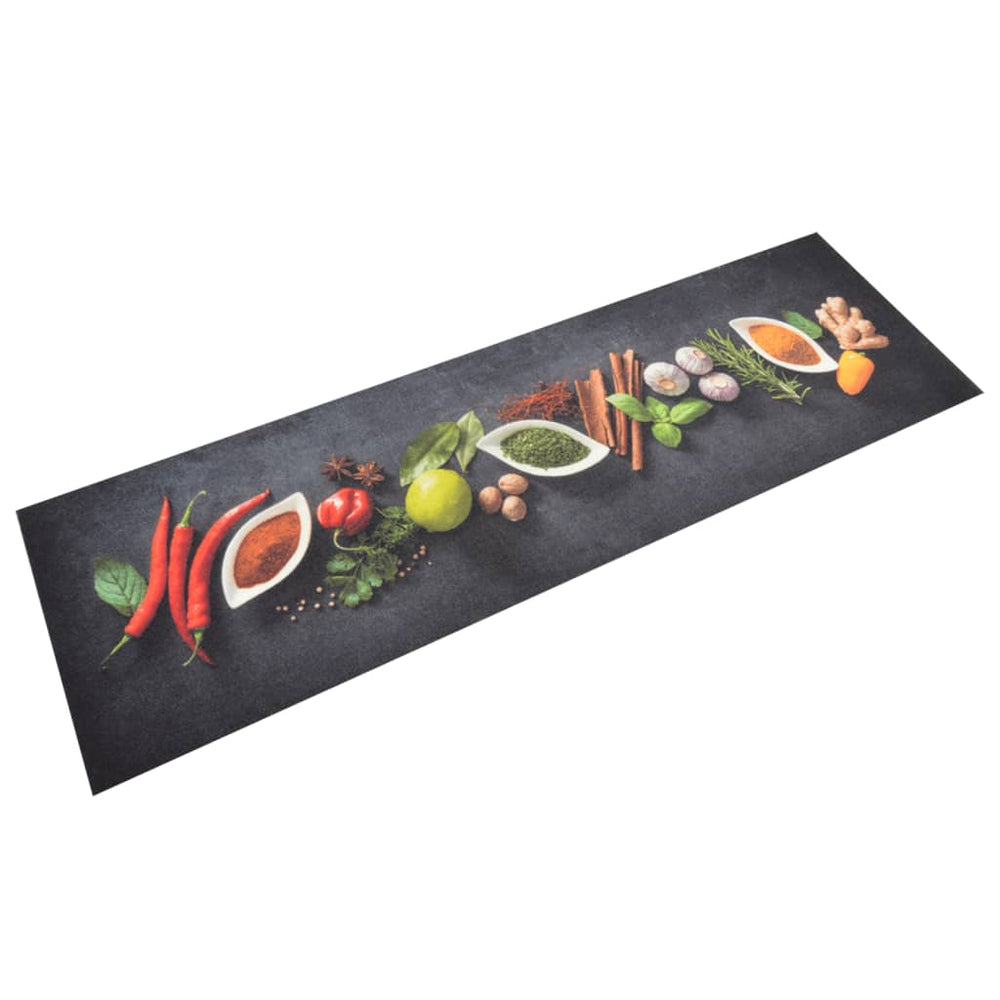 Virtuves paklājs, 45x150cm, samts, mazgājams, garšvielas