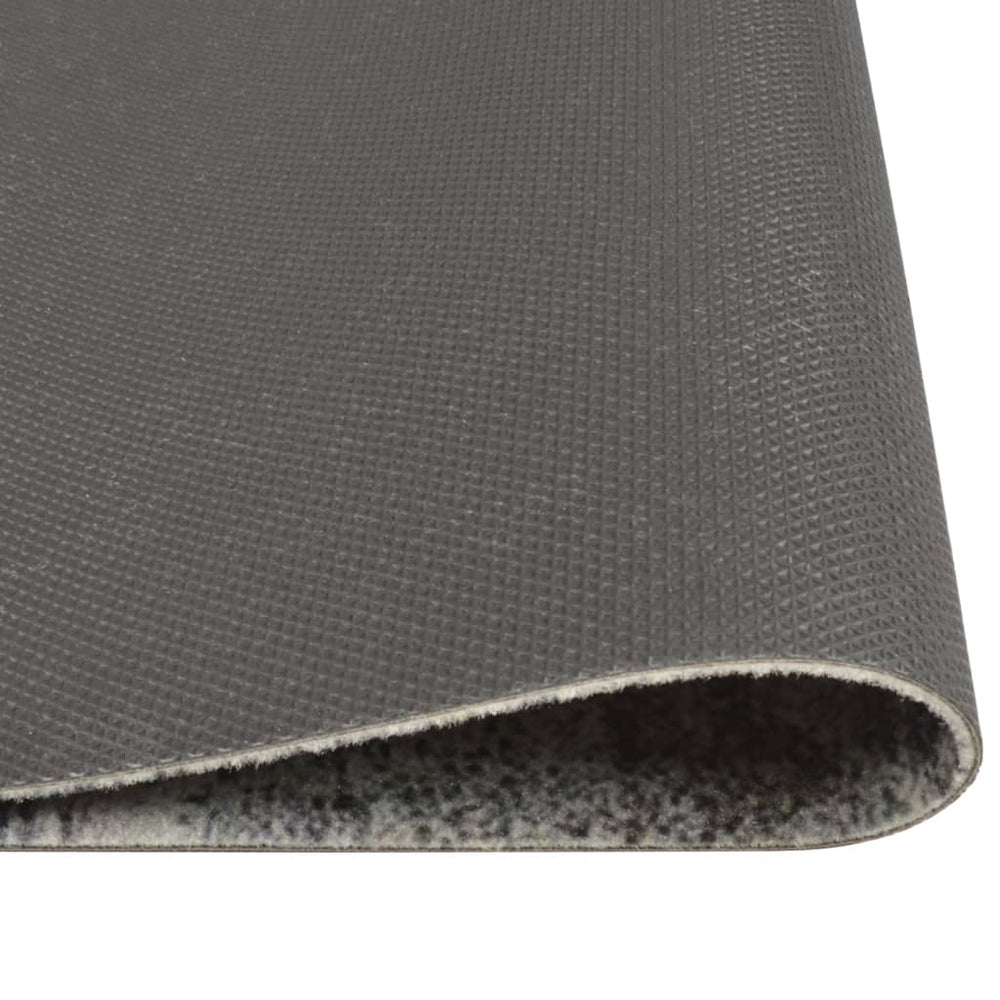 Kitchen runner, 60x300 cm, velvet, washable, concrete