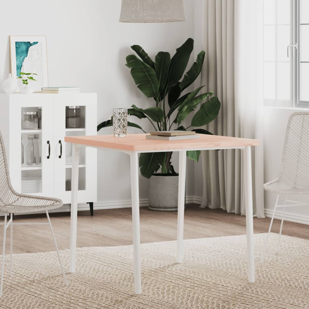 Worktop, 70x70x2.5cm, solid beech, square