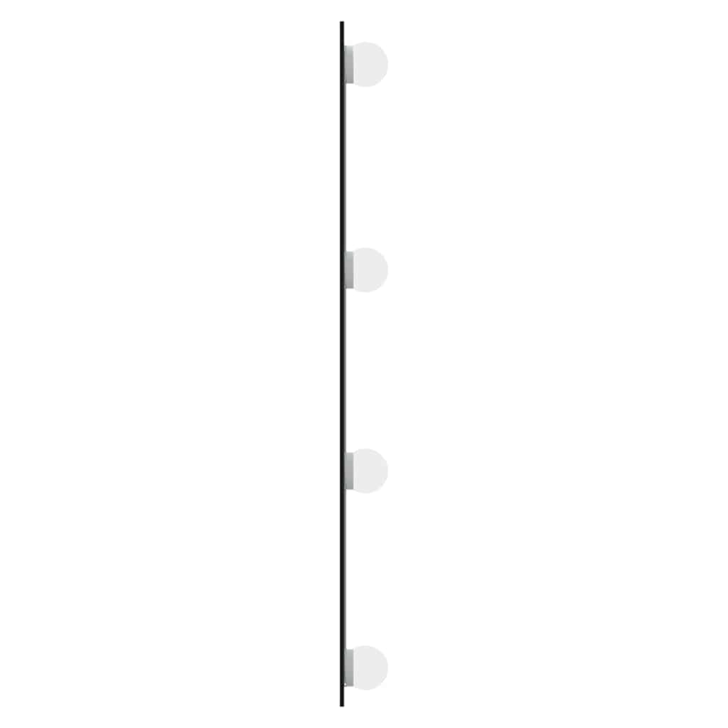 Sieninis veidrodis su LED lemputėmis, 40x60cm, stiklas