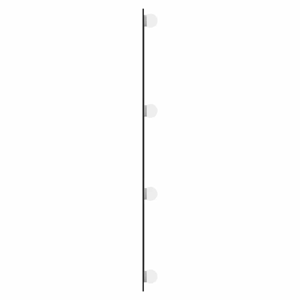 Sieninis veidrodis su LED lemputėmis, 40x80cm, stiklas