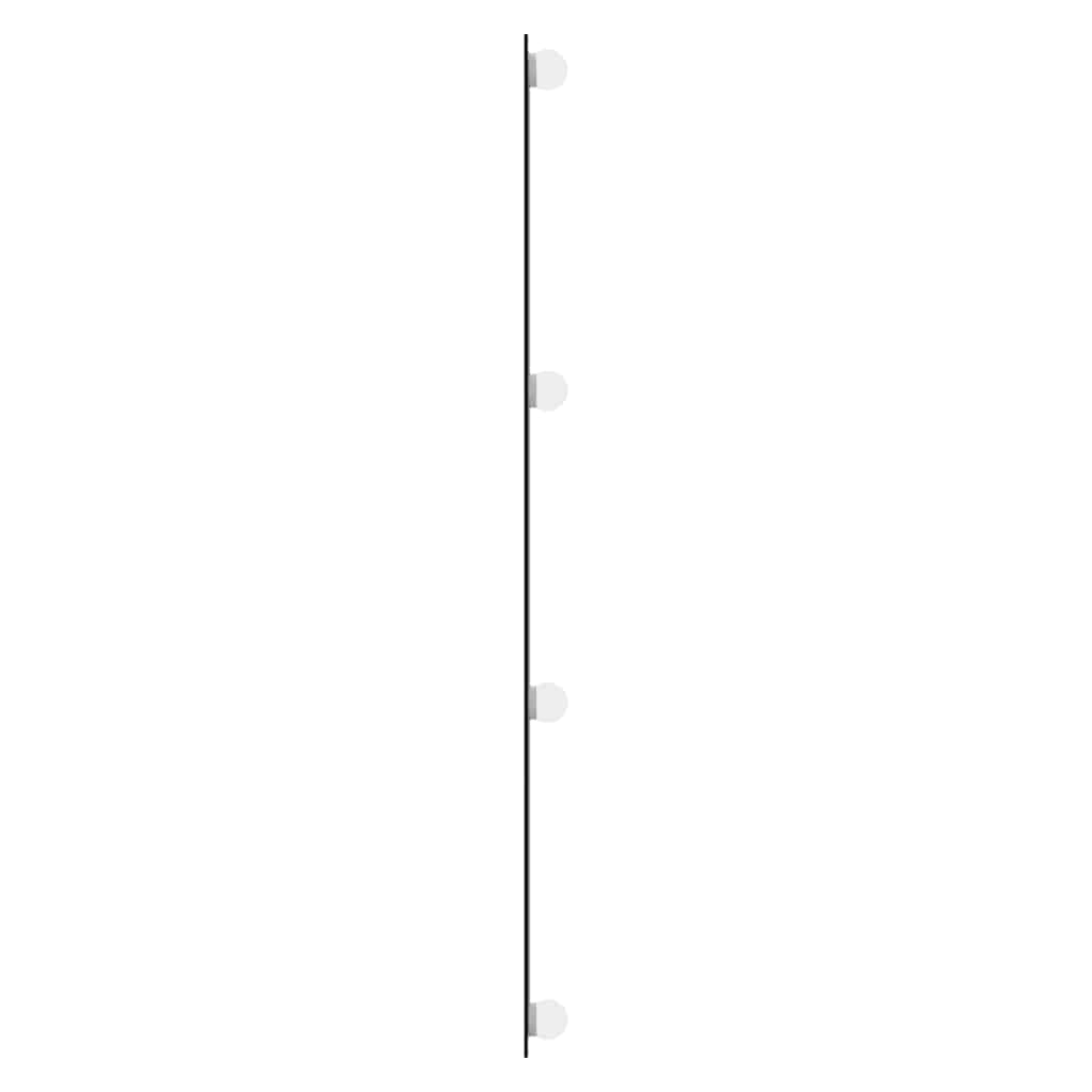 Wall mirror with LED lights, 40x100cm, glass