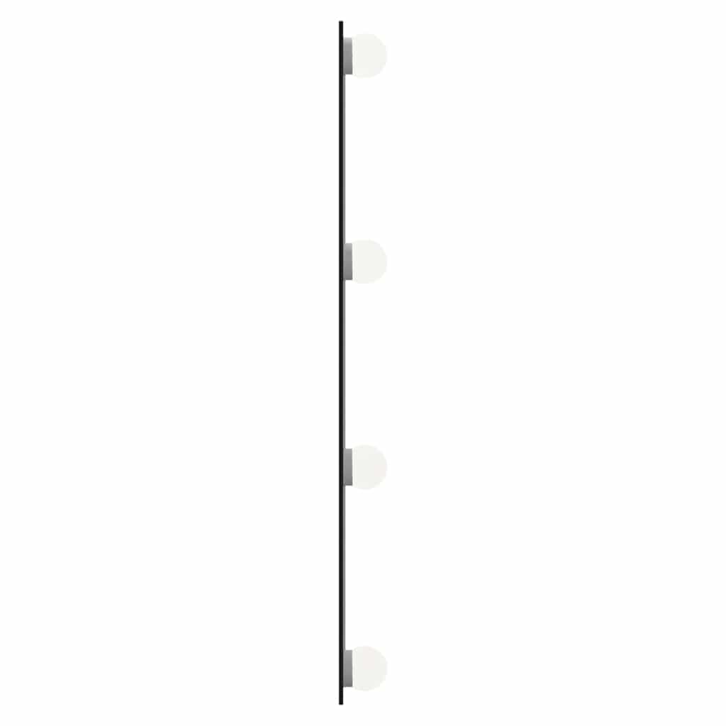 Sienas spogulis ar LED apgaismojumu, 50x60cm, stikls