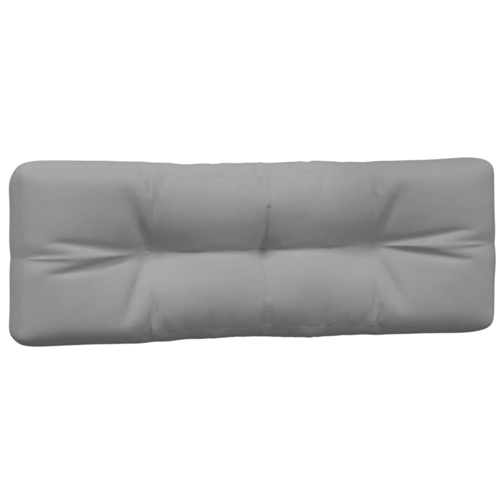 Pallet cushions, 7 pcs., grey, fabric