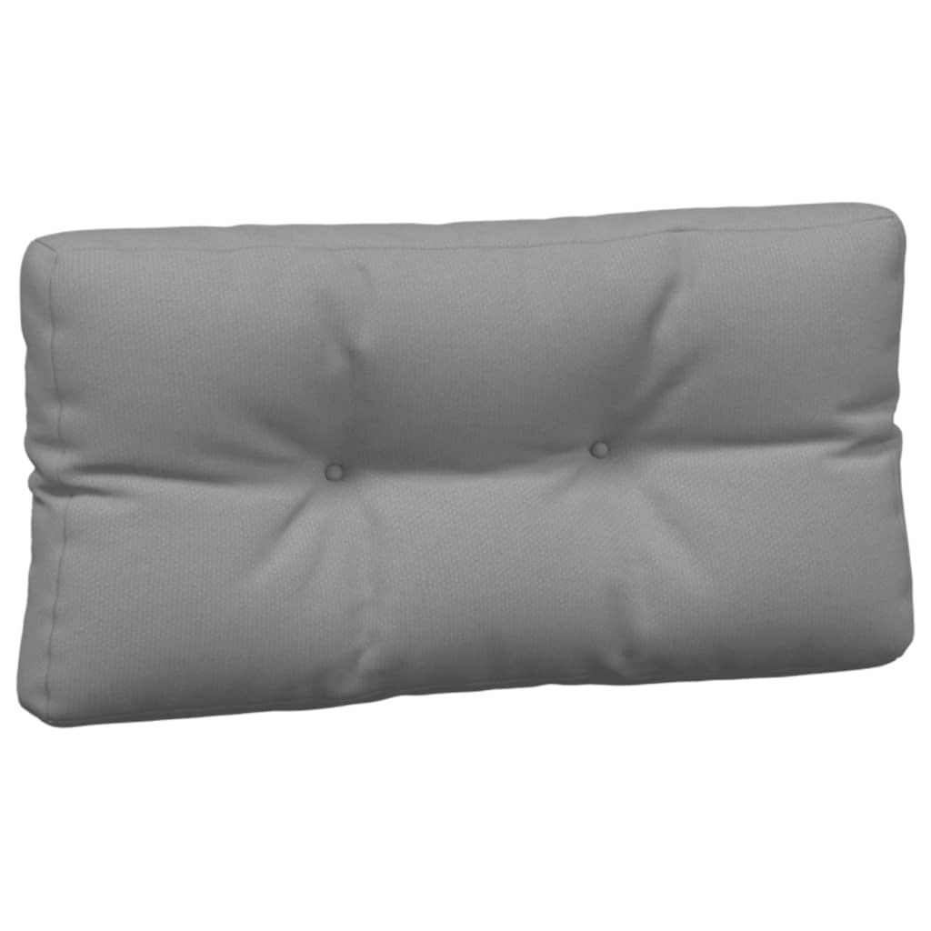 Pallet cushions, 7 pcs., grey, fabric