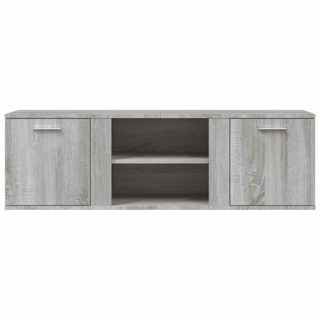 TV spintelė, pilka ąžuolo, 120x34x37cm, apdirbta mediena