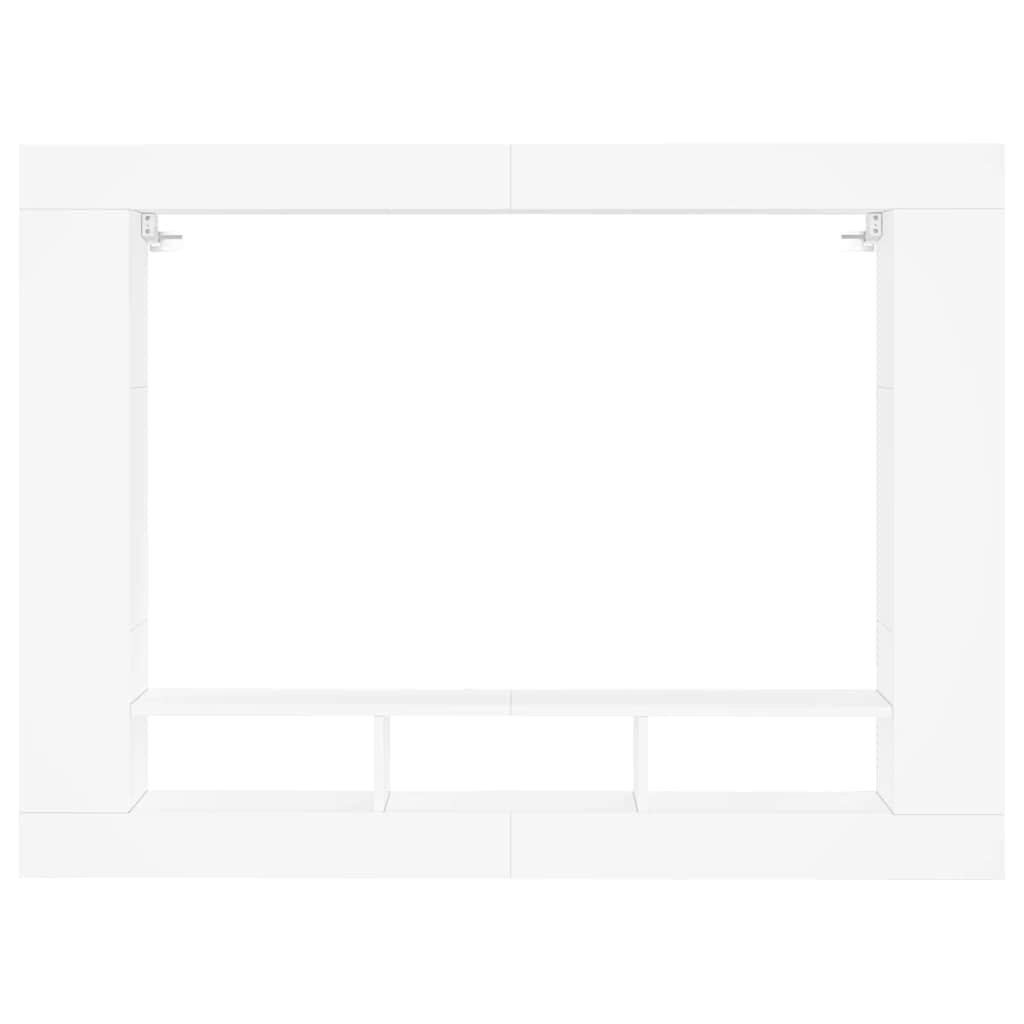 TV cabinet, white, 152x22x113cm, engineered wood