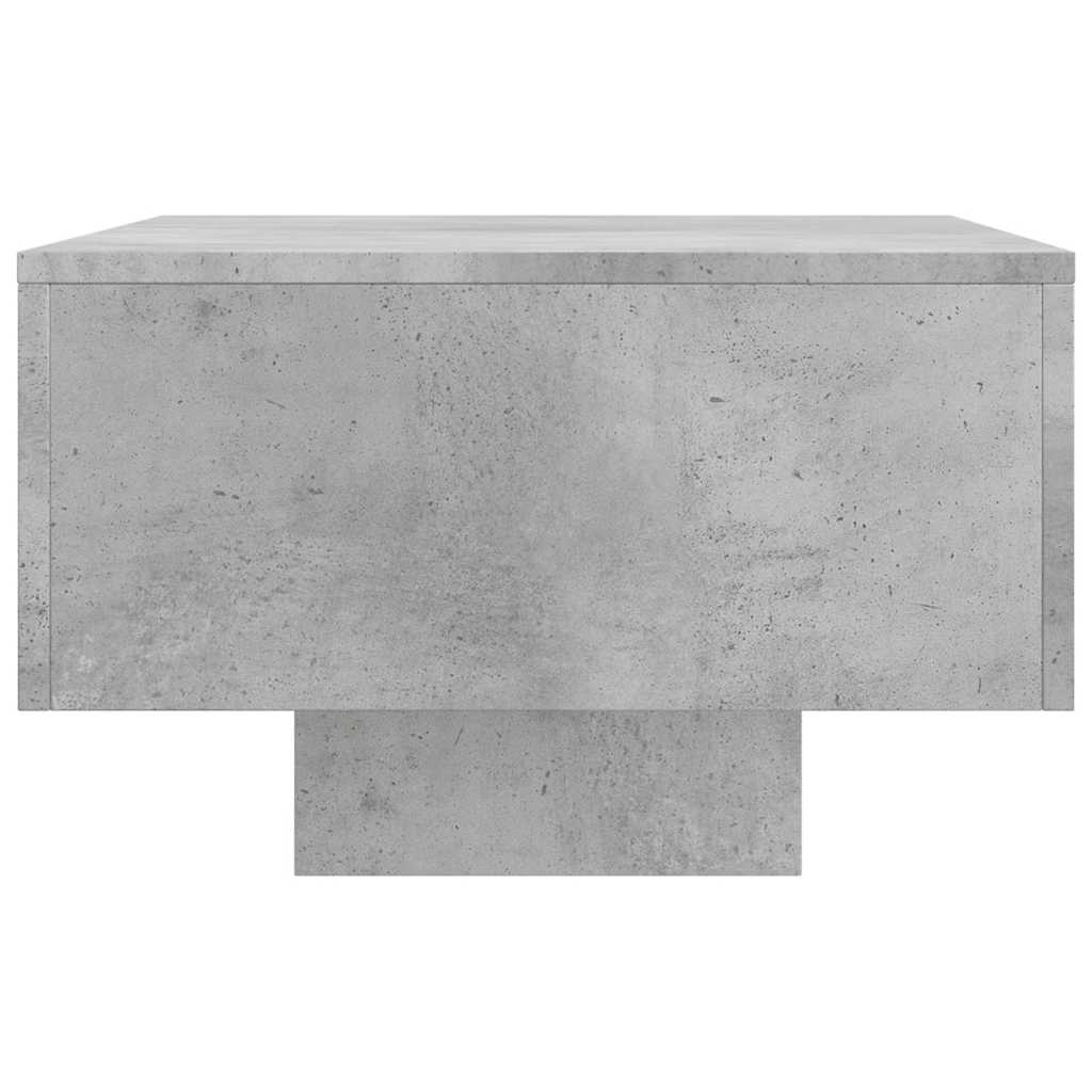 Kafijas galdiņš, betona pelēkā krāsā, 100x49,5x31cm, apstrādāta koksne