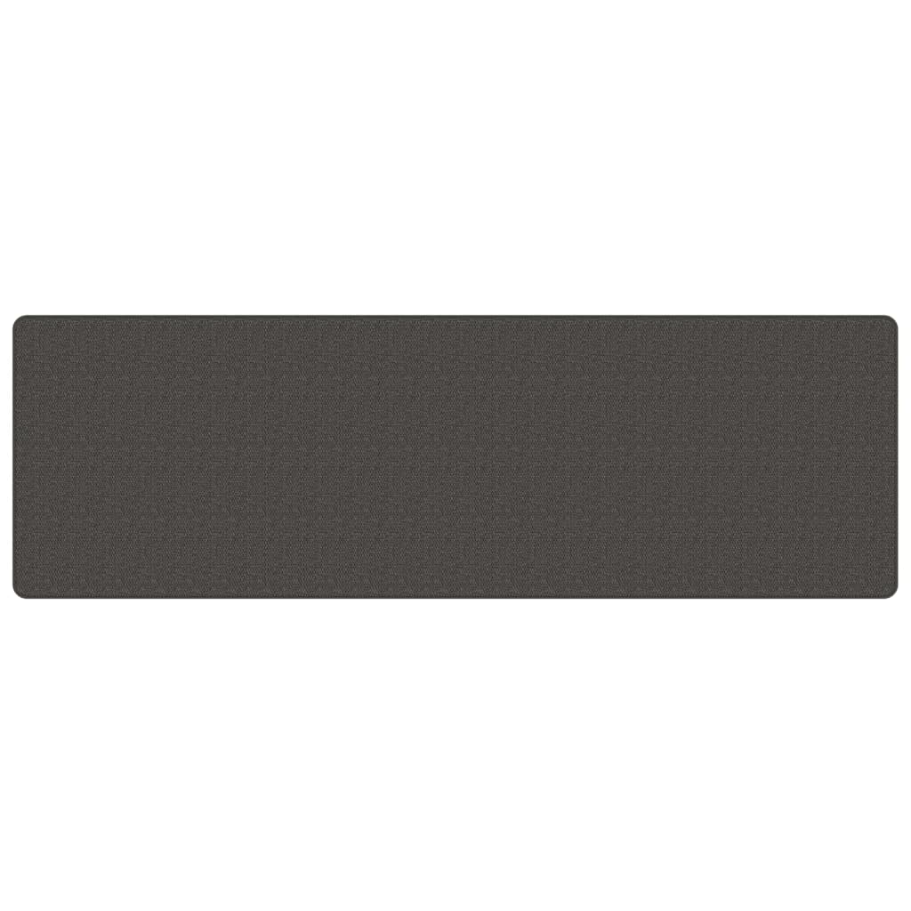 Carpet runner, anthracite, 80x250cm, sisal imitation