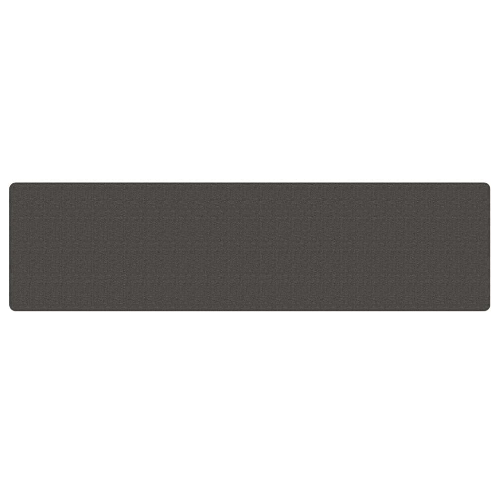 Anthracite runner rug, 80x300cm, sisal imitation