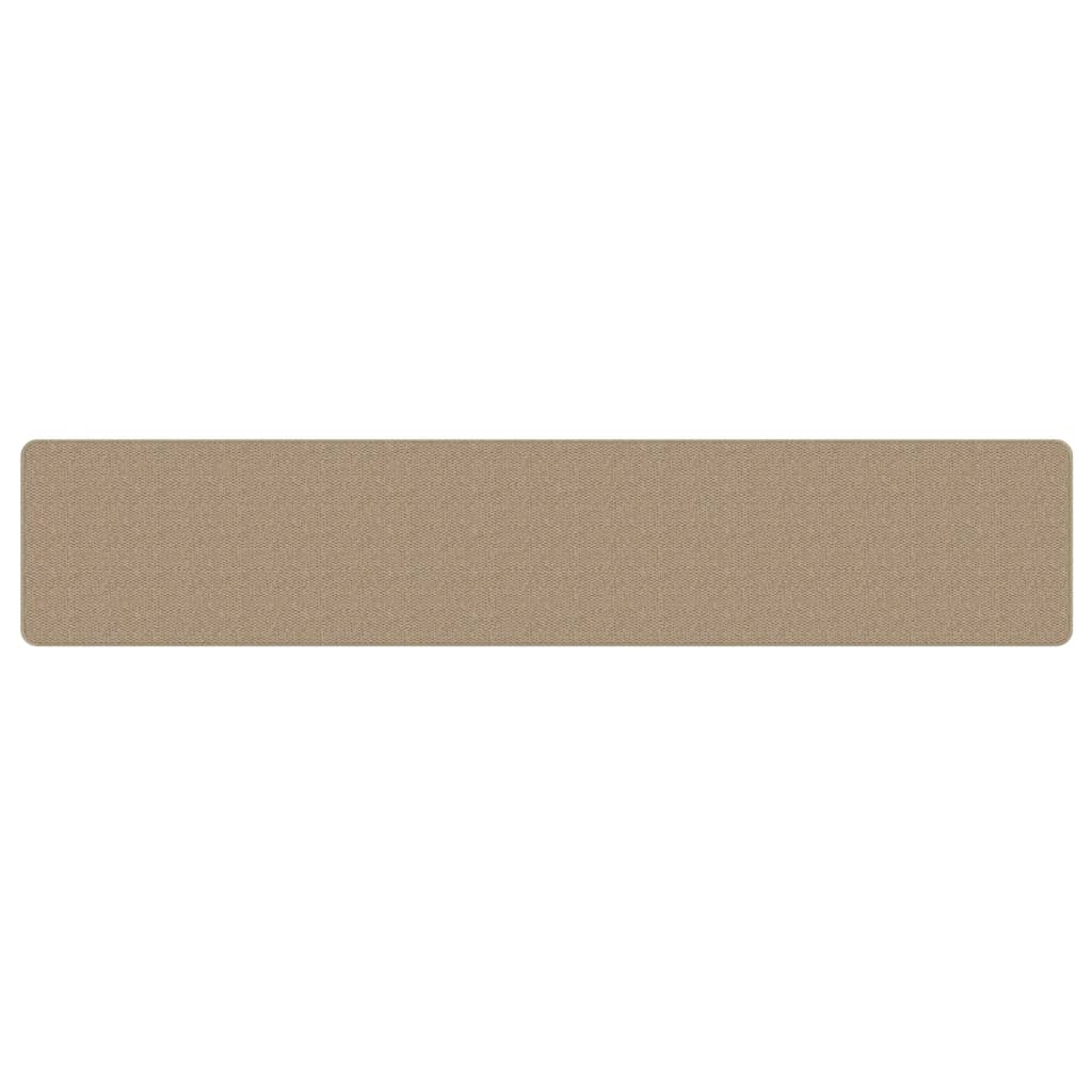 Runner rug, sand, 50x250cm, sisal imitation