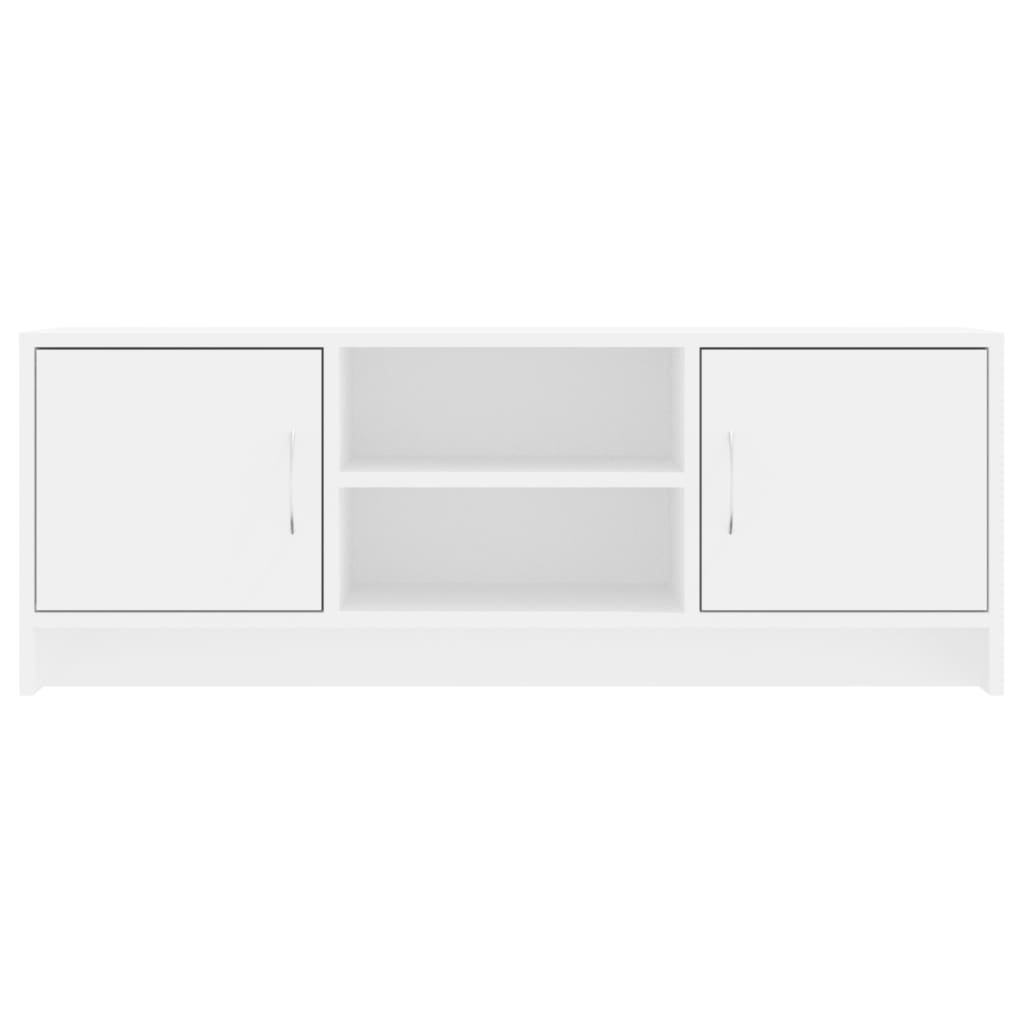 TV cabinet, white, 102x30x37.5cm, engineered wood