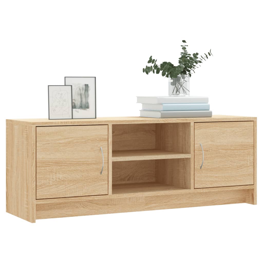 TV cabinet, oak, 102x30x37.5cm, finished wood