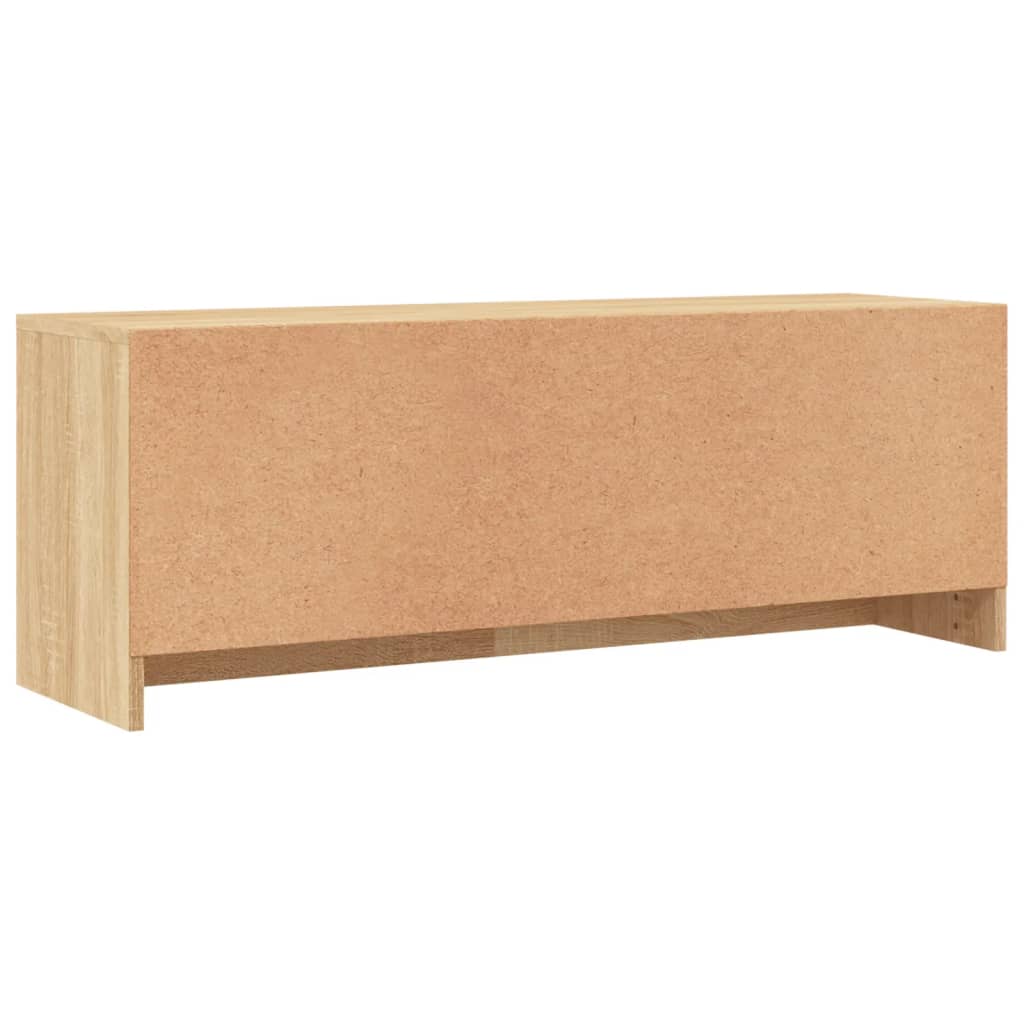TV cabinet, oak, 102x30x37.5cm, finished wood