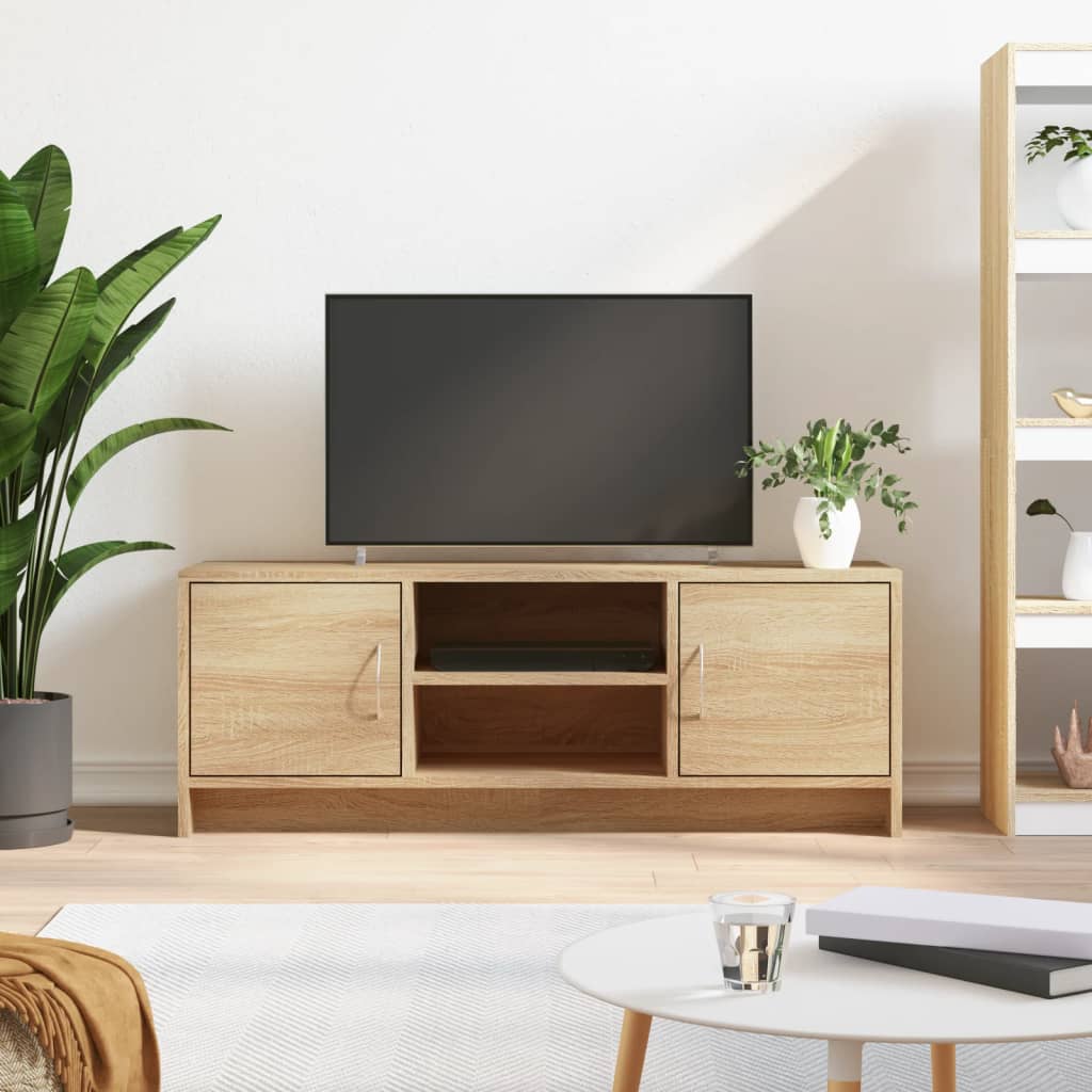 TV cabinet, oak, 102x30x37.5cm, finished wood