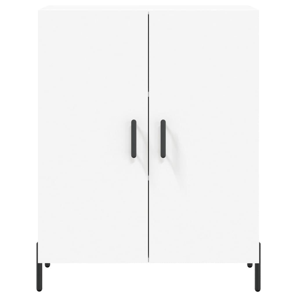Chest of drawers, white, 69.5x34x180cm, engineered wood