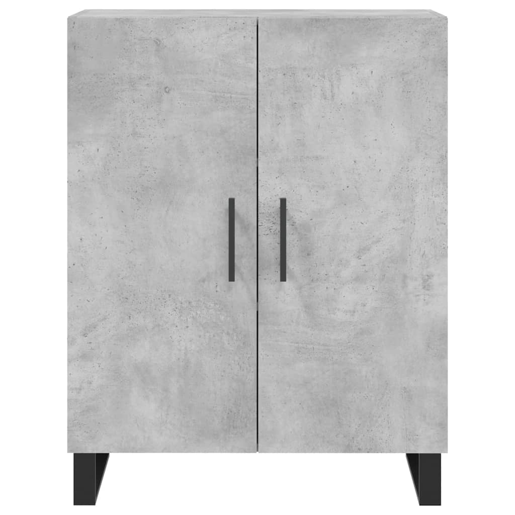 Kumode, betona pelēka krāsa, 69,5x34x180cm, apstrādāta koksne