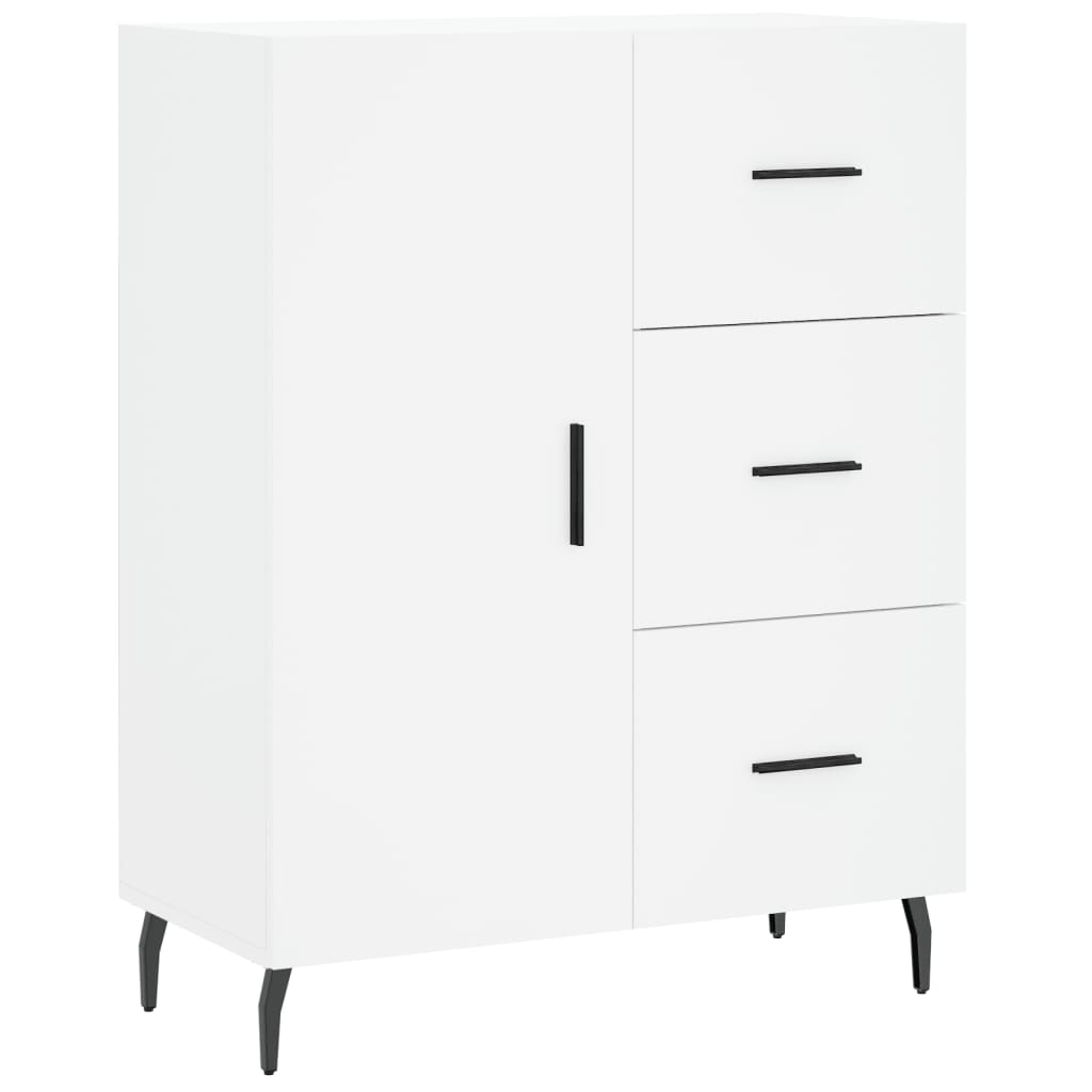 Kumode, balta, 69,5x34x180cm, apstrādāta koksne