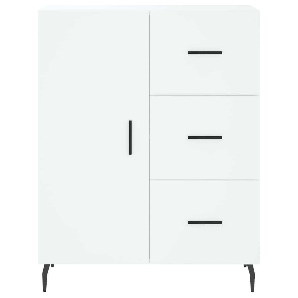 Kumode, balta, 69,5x34x180cm, apstrādāta koksne