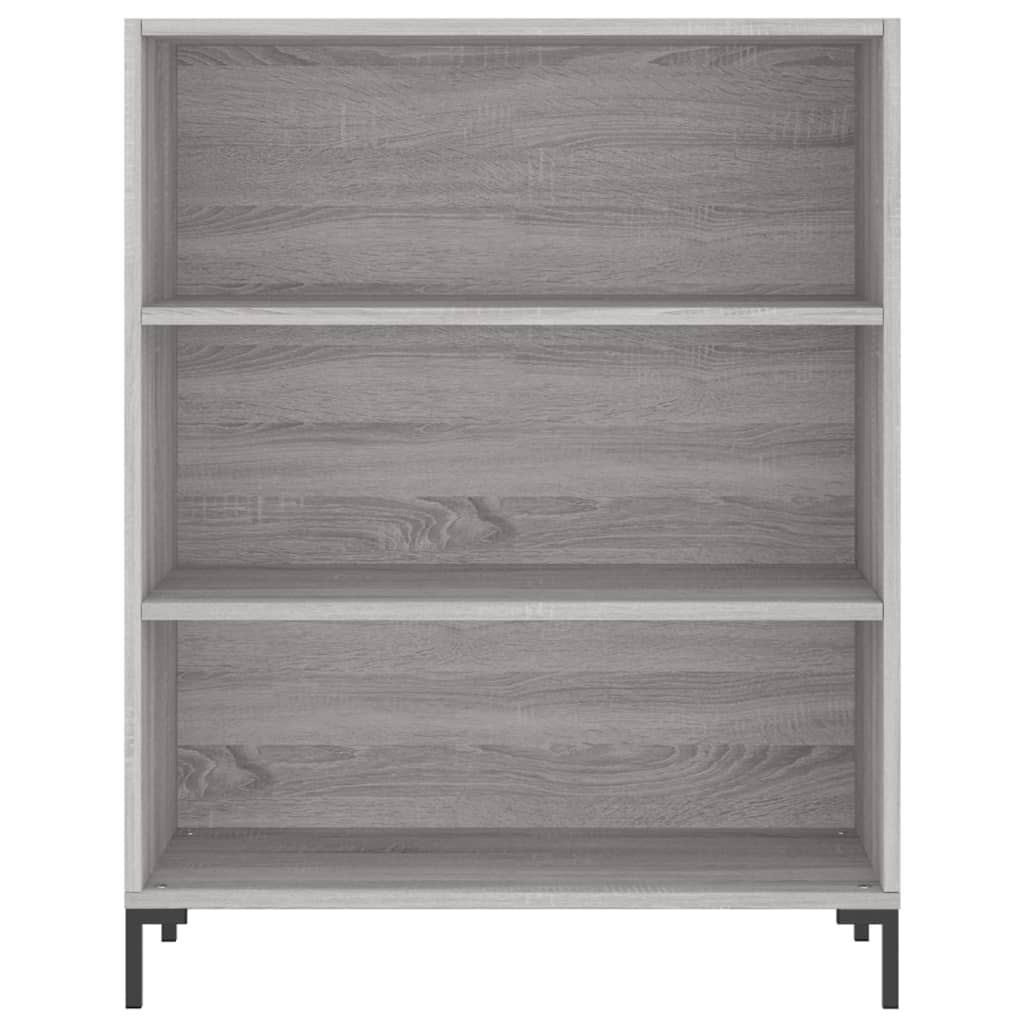 Chest of drawers, gray oak, 69.5x32.5x180cm, engineered wood