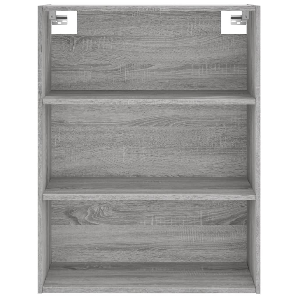 Chest of drawers, gray oak, 69.5x32.5x180cm, engineered wood