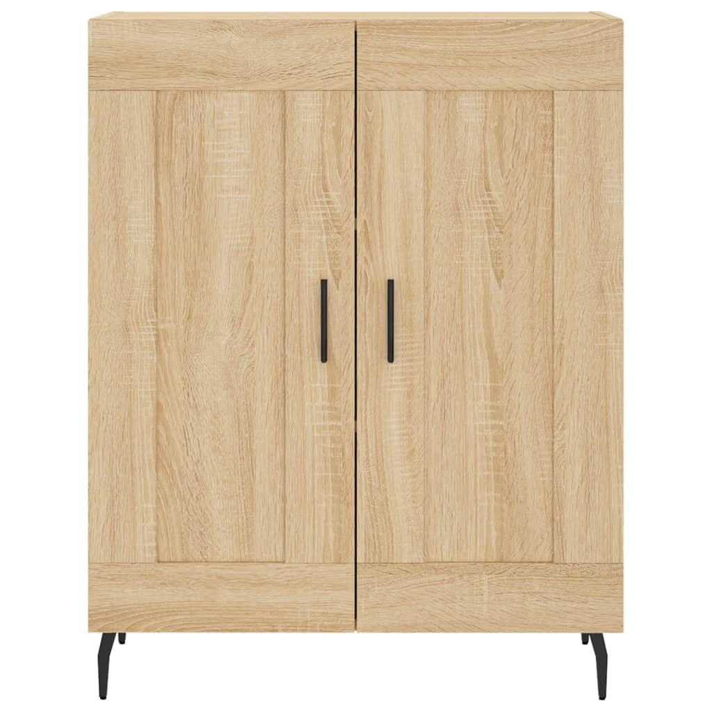 Komoda, sonoma ąžuolo spalvos, 69,5x34x180cm, apdirbta mediena