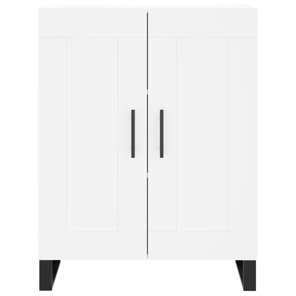 Komoda, baltos spalvos, 69,5x34x180cm, apdirbta mediena