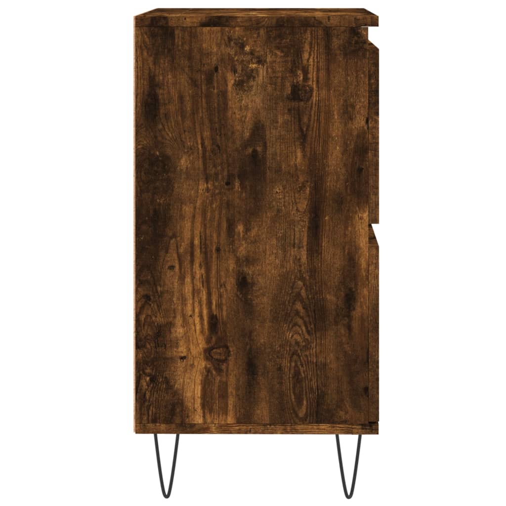 Sideboards, 3 pcs, smoky oak, engineered wood
