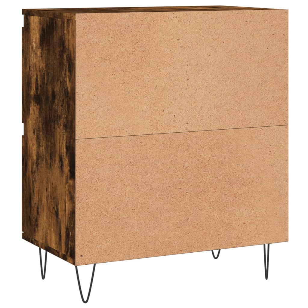 Sideboards, 3 pcs, smoky oak, engineered wood