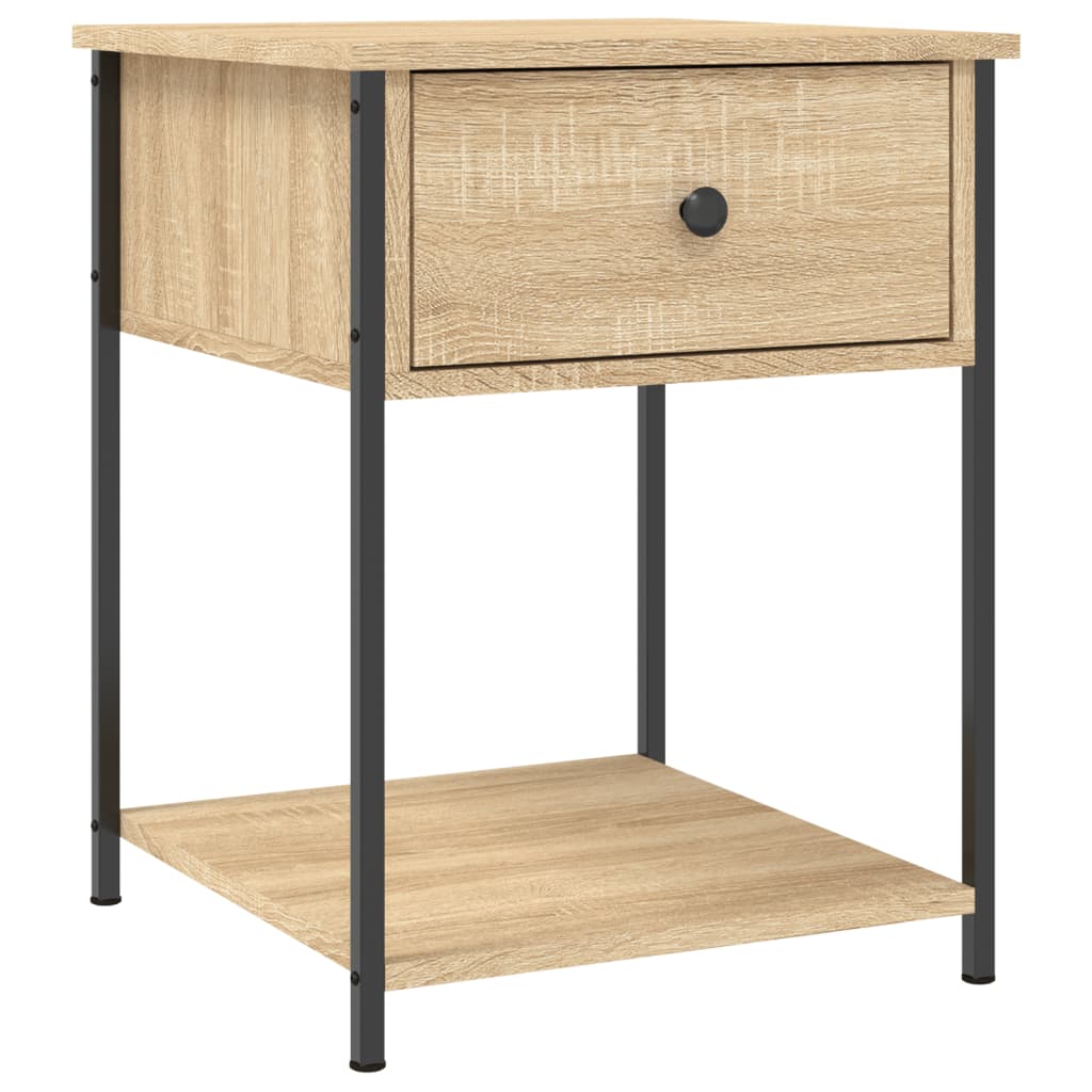 Bedside tables, 2 pcs., Sonoma oak, 44x45x58cm, wood
