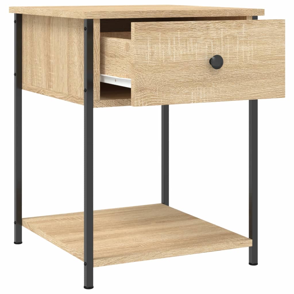 Bedside tables, 2 pcs., Sonoma oak, 44x45x58cm, wood