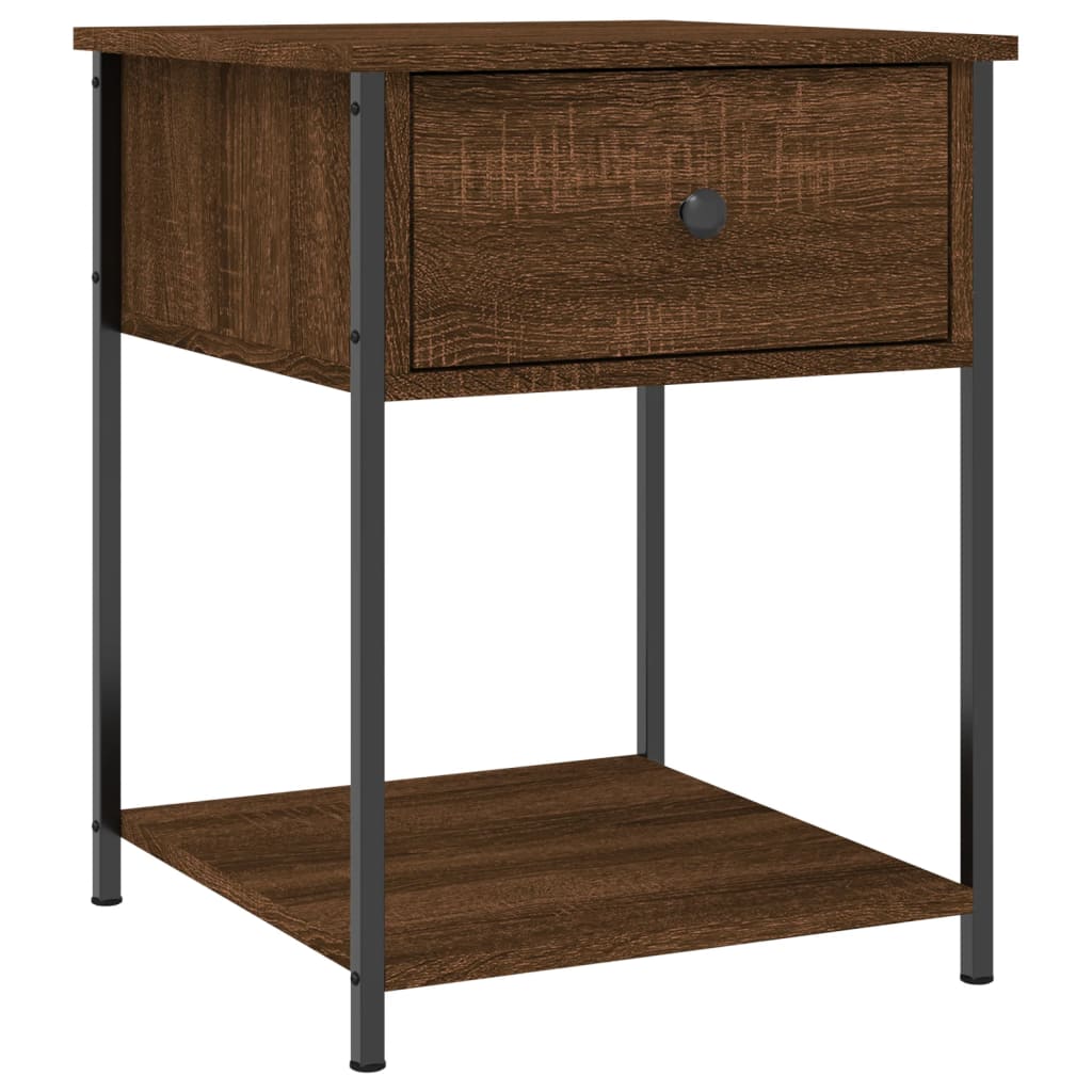 Bedside tables, 2 pcs., brown oak, 44x45x58cm, wood