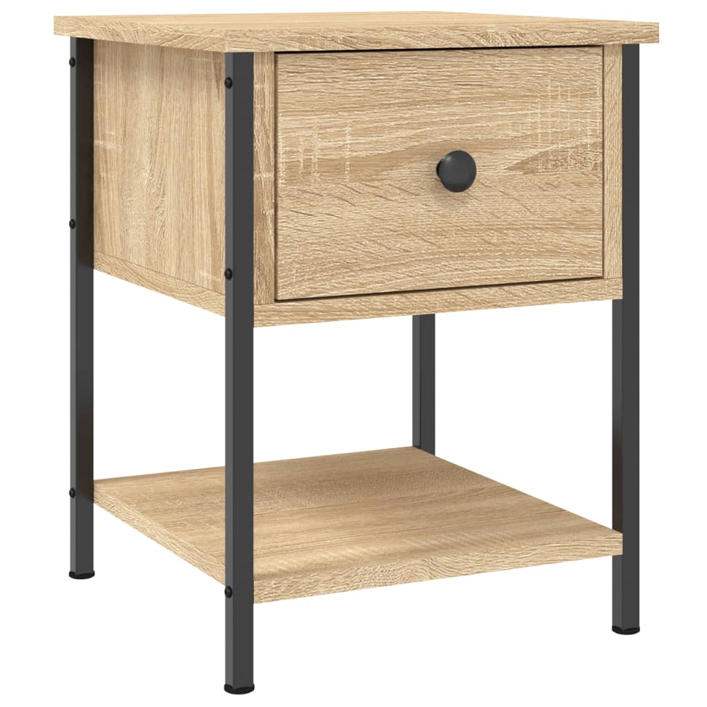 Bedside tables, 2 pcs, oak, 34x35.5x45cm, wood
