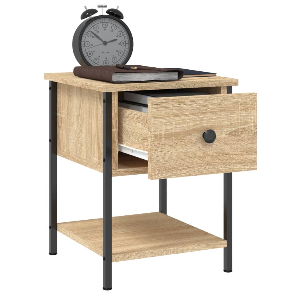 Bedside tables, 2 pcs, oak, 34x35.5x45cm, wood